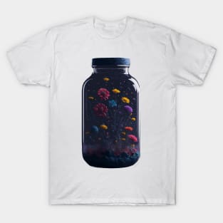 Cosmic ecosystem in a Mason Jar T-Shirt